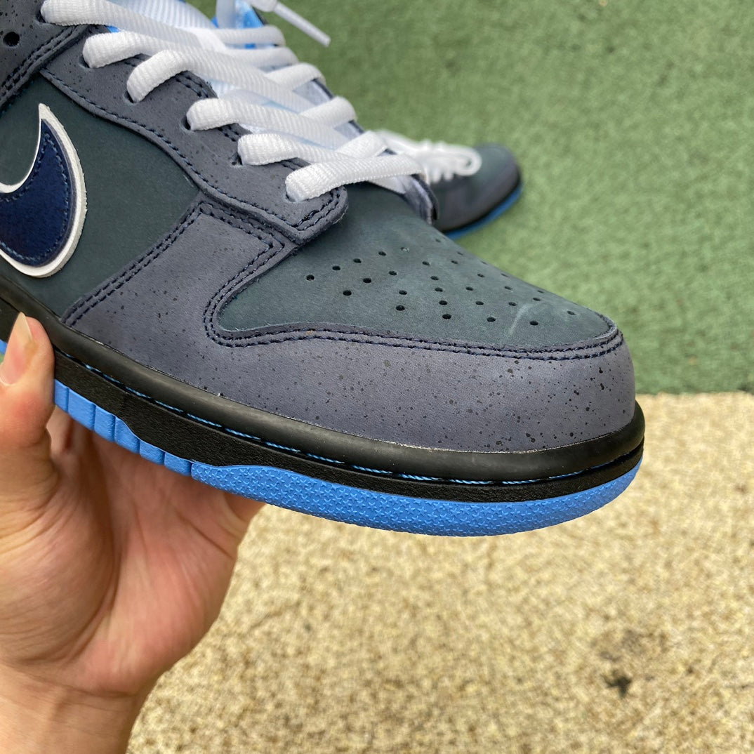 Nike SB Dunk Low grises y azules