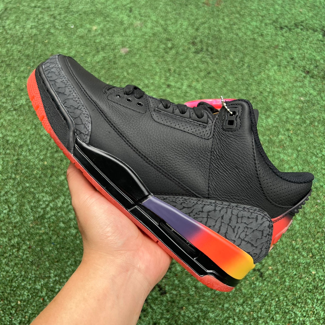 J Balvin x Air Jordan 3.- energía arco iris