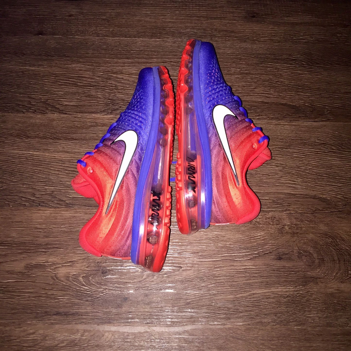 Nike air max 2017.- azules y naranjas