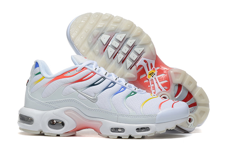 Zapatillas Nike TN Blancas con Colores del Arcoíris: Experimenta estilo y comodidad