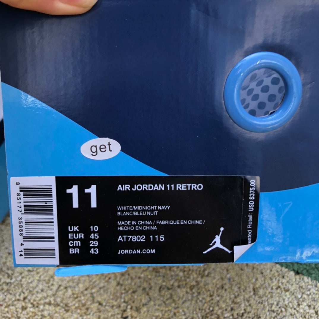 Air Jordan 11 Azul Medianoche