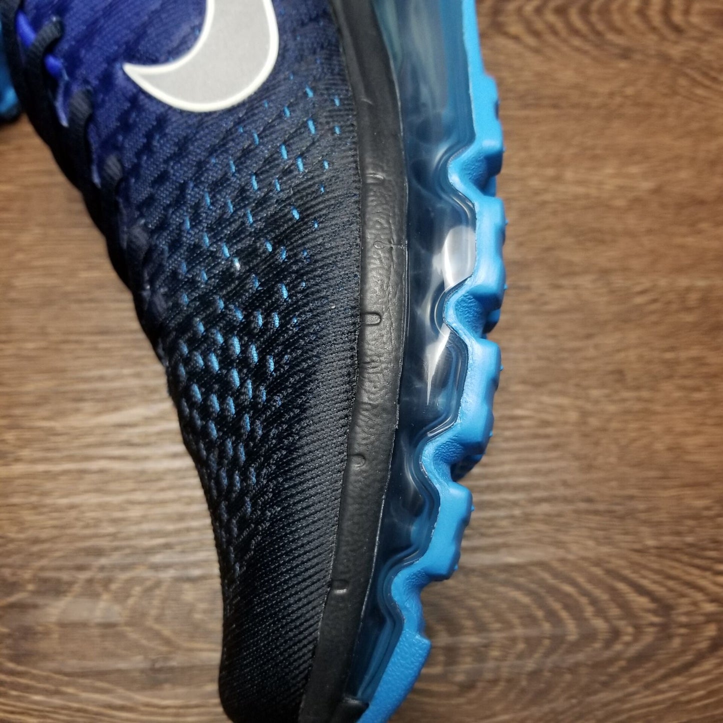 Nike air max 2017.- azules y negras