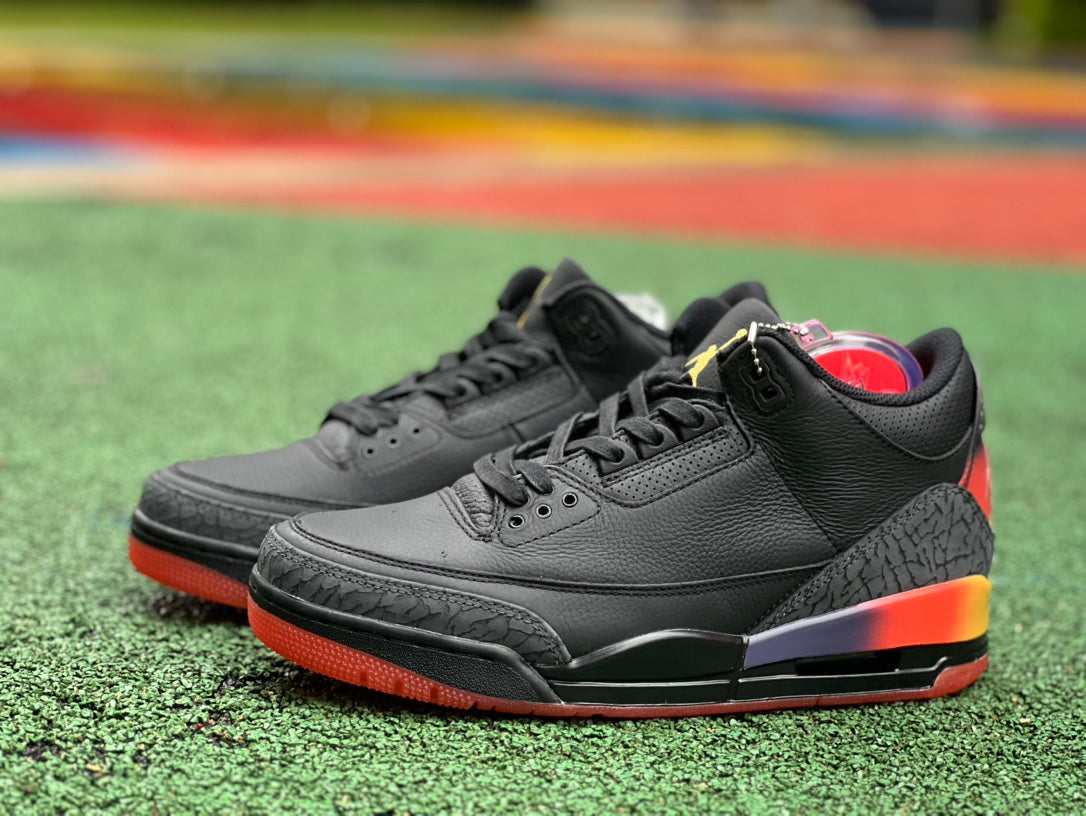 J Balvin x Air Jordan 3.- energía arco iris