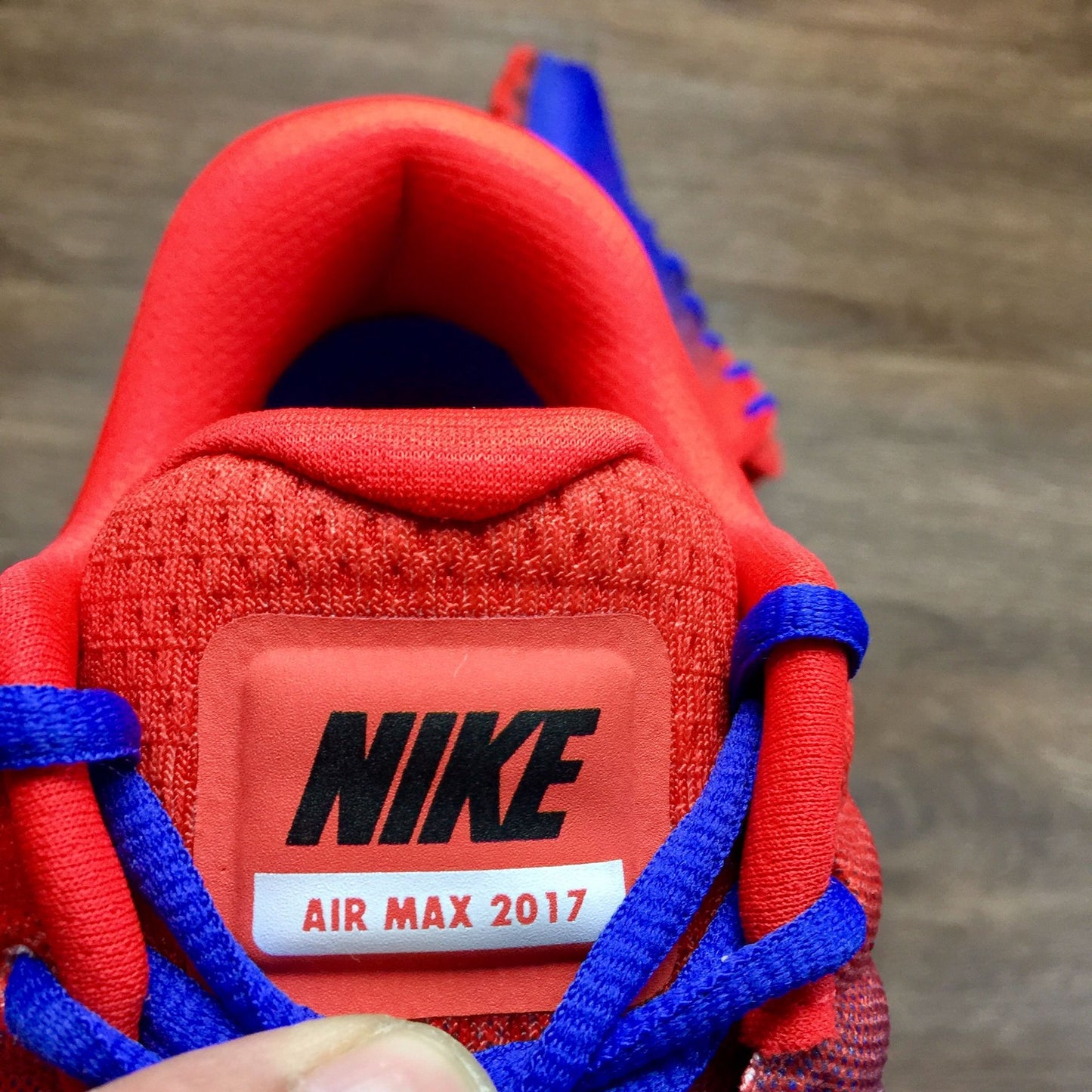 Nike air max 2017.- azules y naranjas