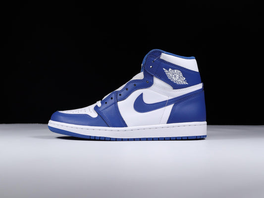 Air Jordan 1.- blancas y azules