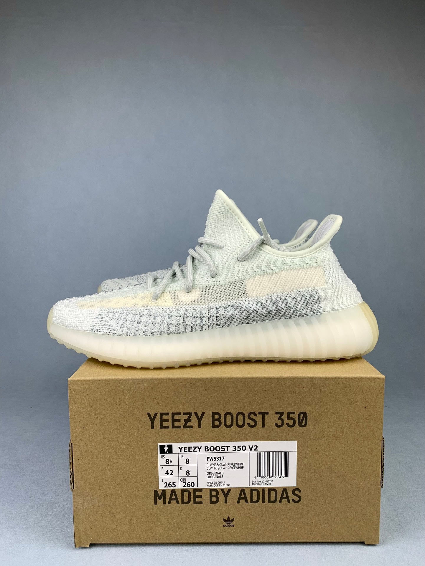 Yeezy Boost 350 v2 Blanco Nube.-Edición Limitada