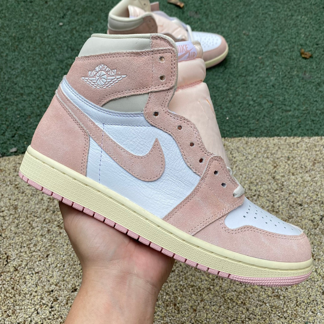 Air Jordan 1 Retro High.- altas rosas y blancas