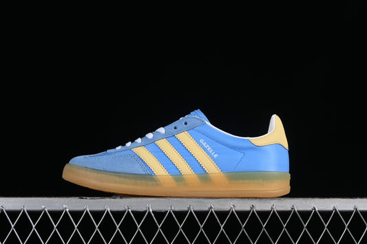 Adidas Gazelle.- azules y amarillas