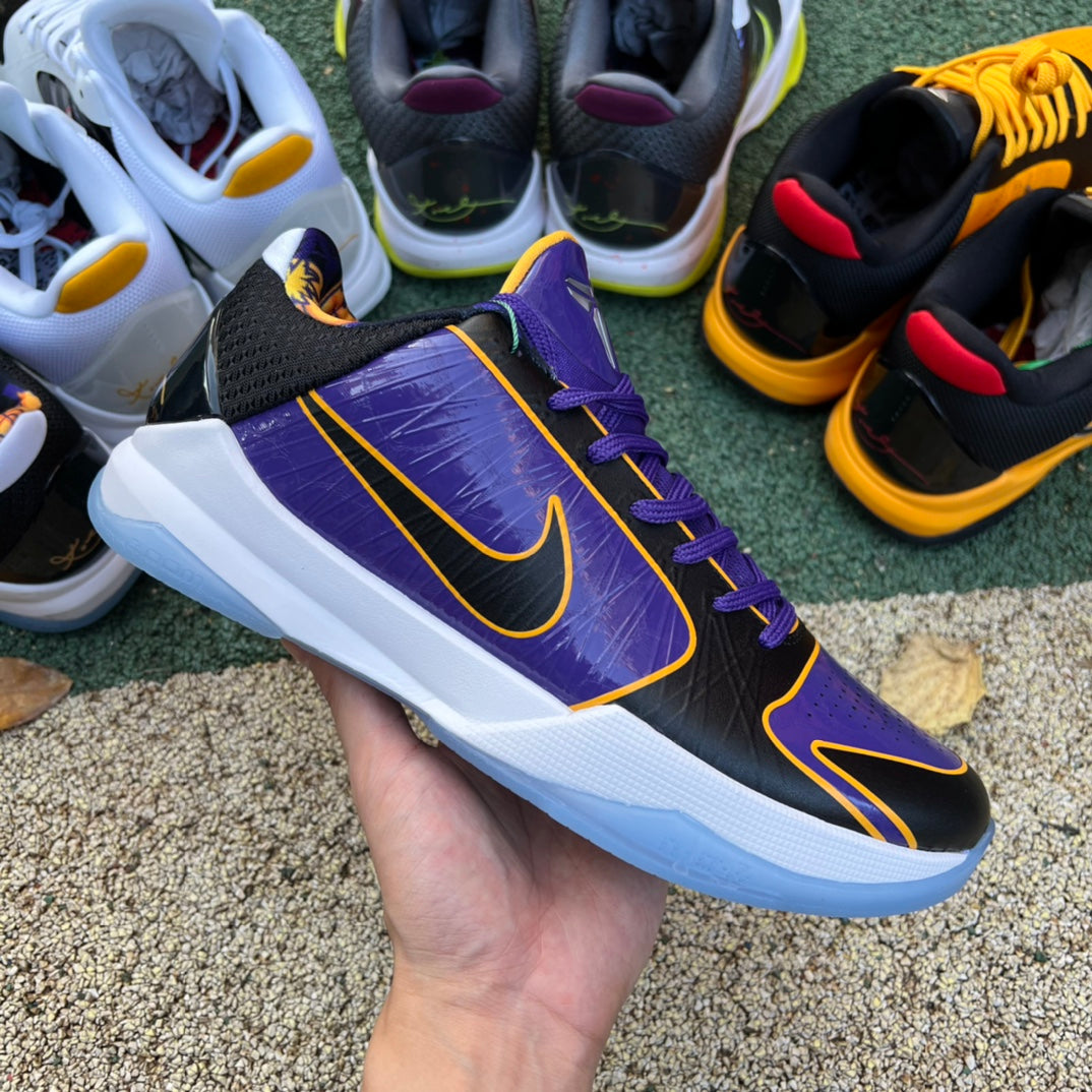 Nike Zoom Kobe 5 Protro Lakers - Moradas y Doradas