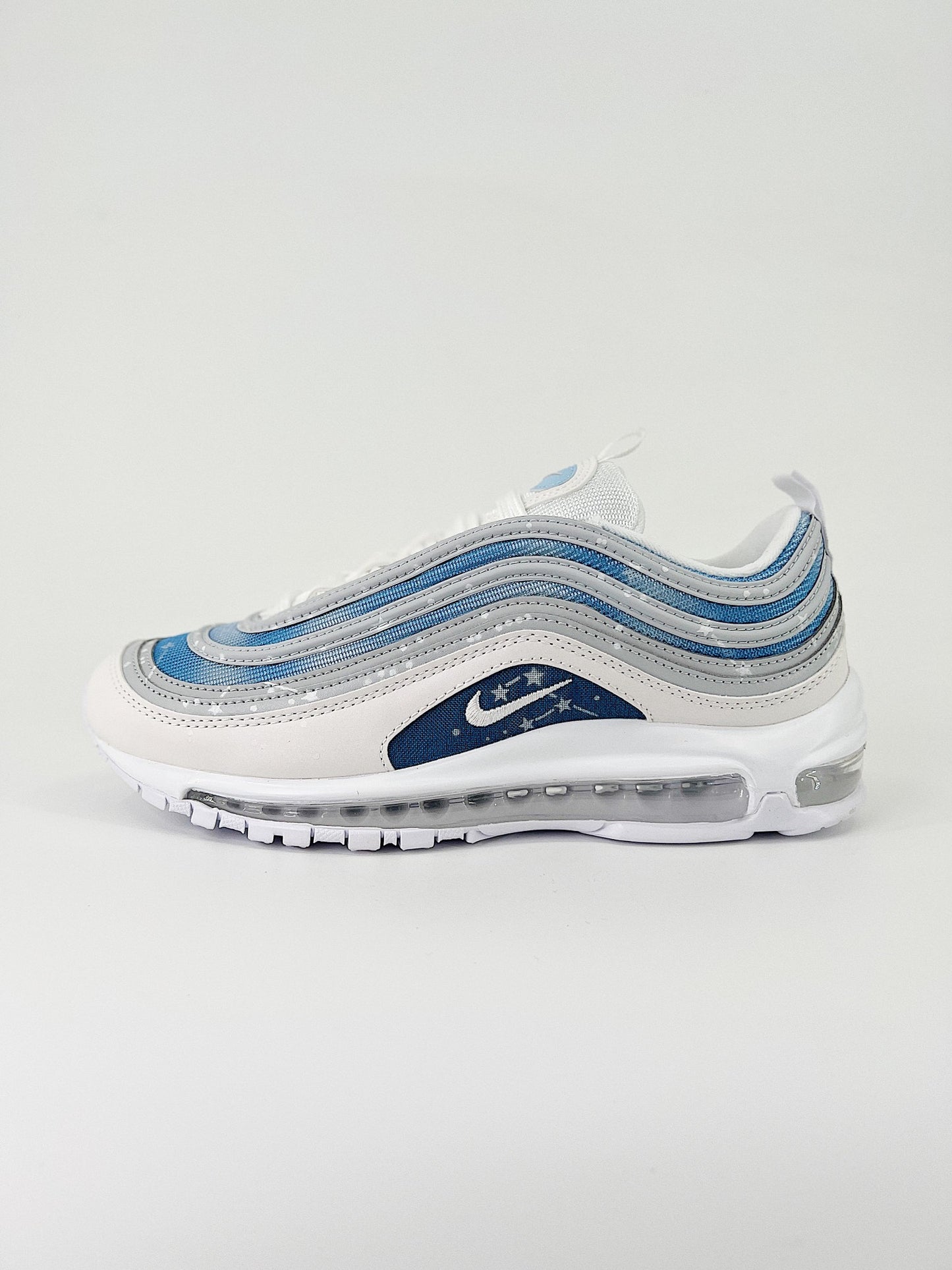 Nike air max 97.-azul, gris, y blanco