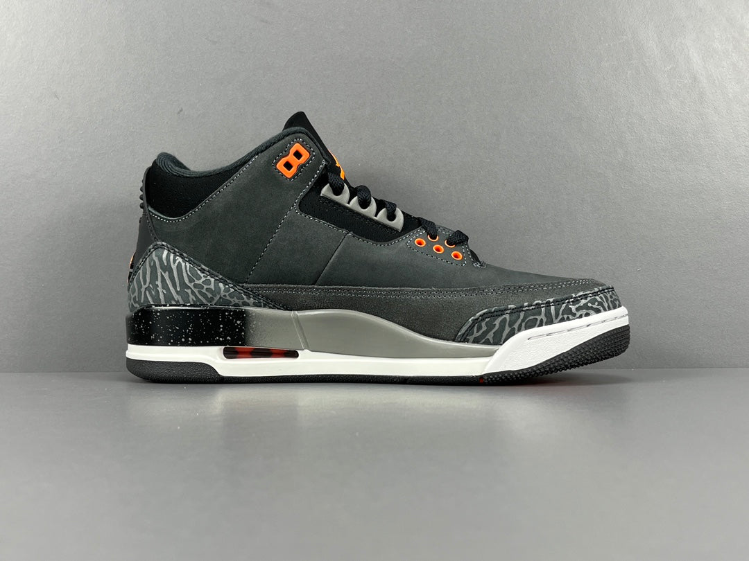 Air Jordan 3 "GOD" Negro y gris