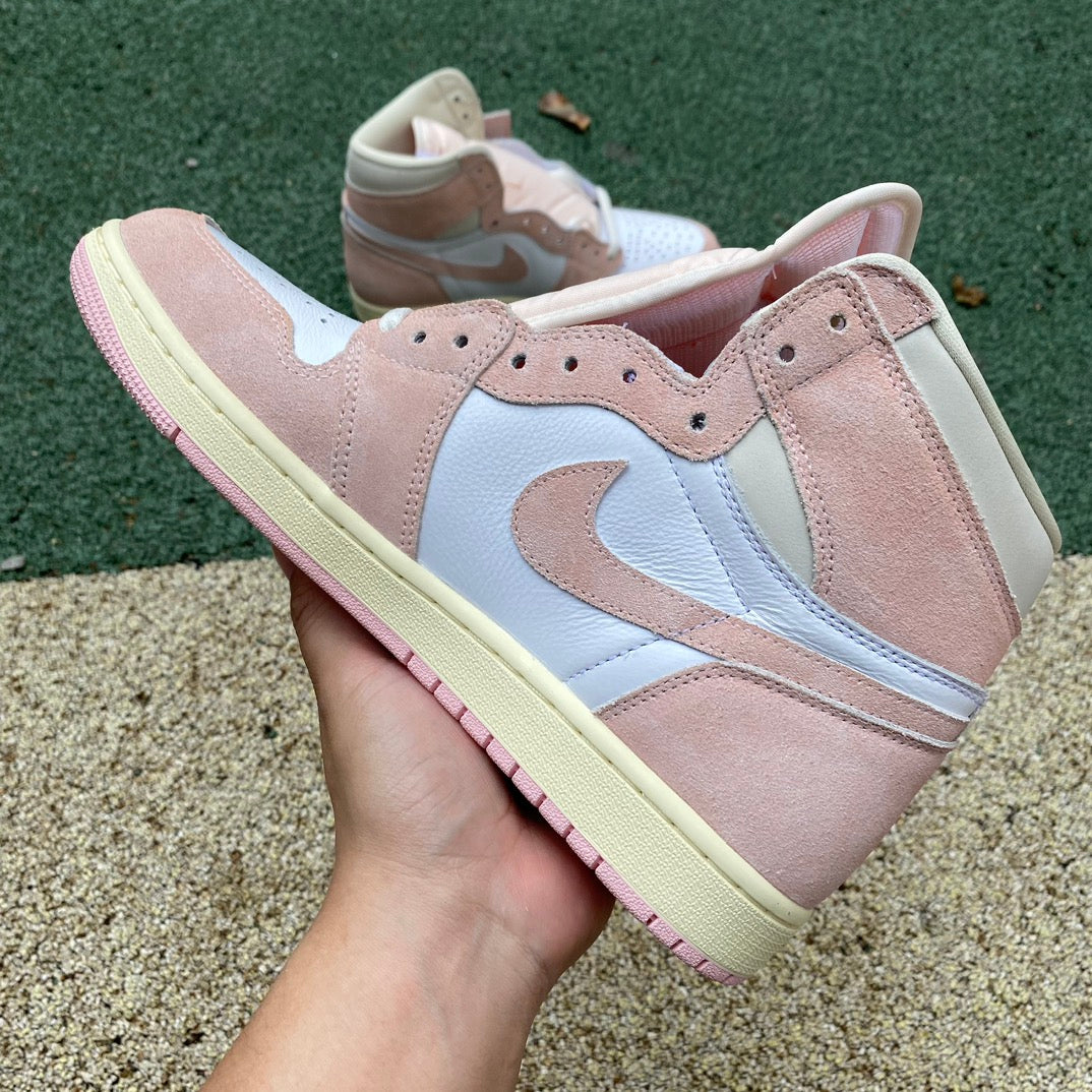 Air Jordan 1 Retro High.- altas rosas y blancas