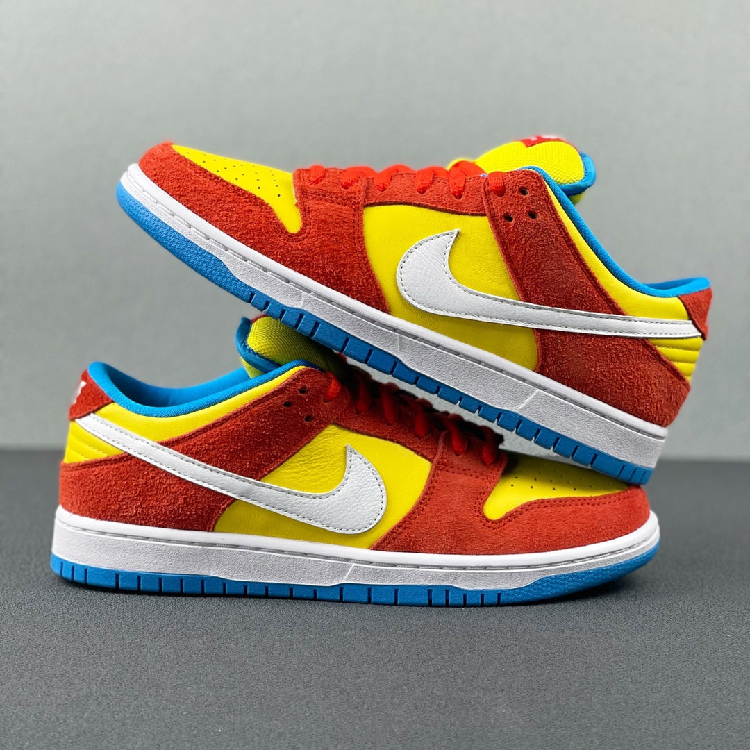 Nike Dunk Low Pro "Bart Simpson" Amarillo/Naranja