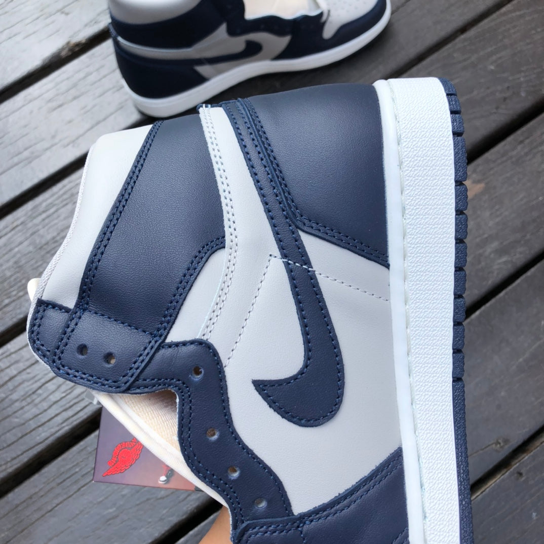 Air Jordan 1 '85 Georgetown.- blanco azul y gris