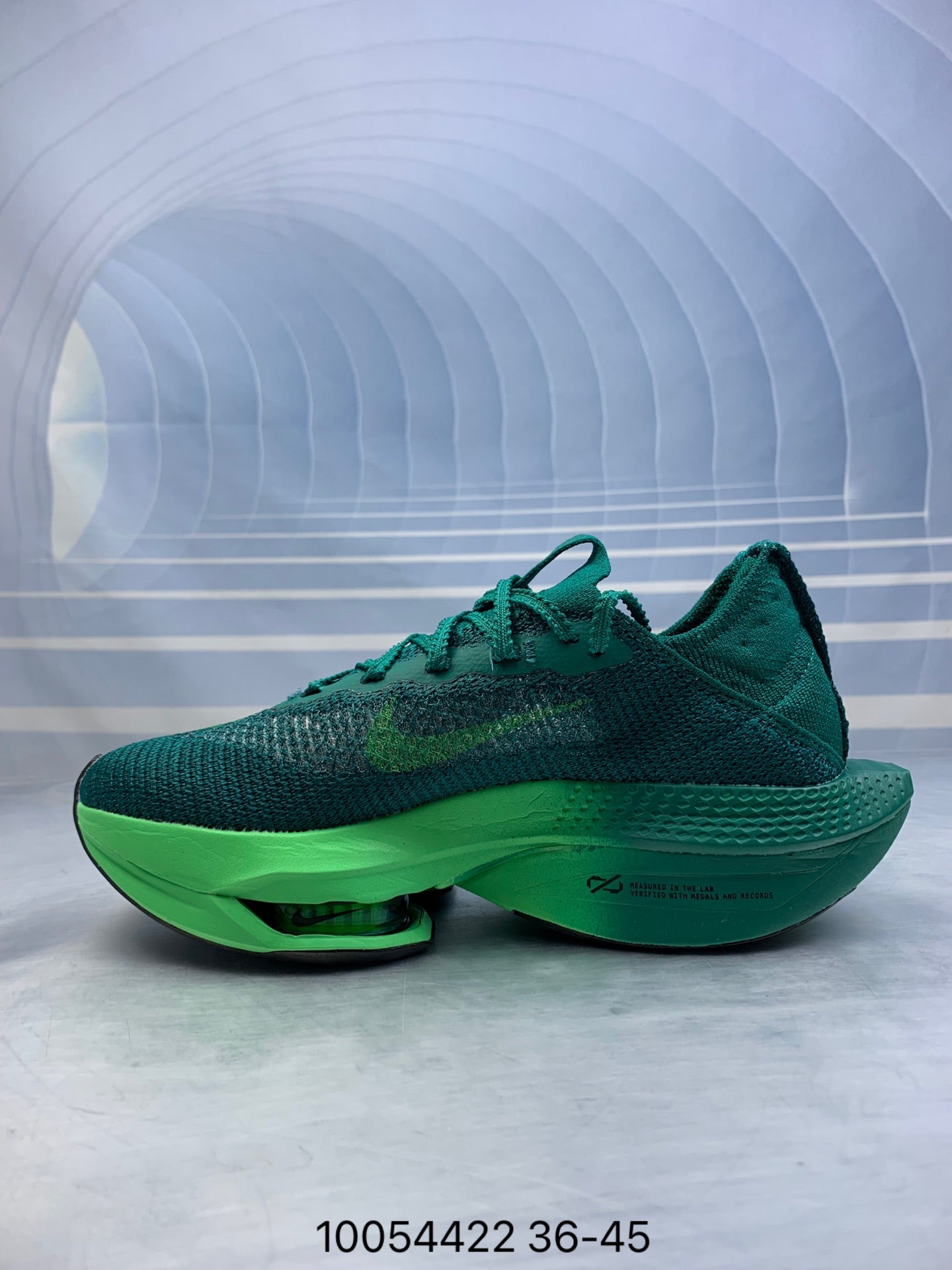 Nike Air Zoom Alphafly NEXT% 2.- verde oscuro