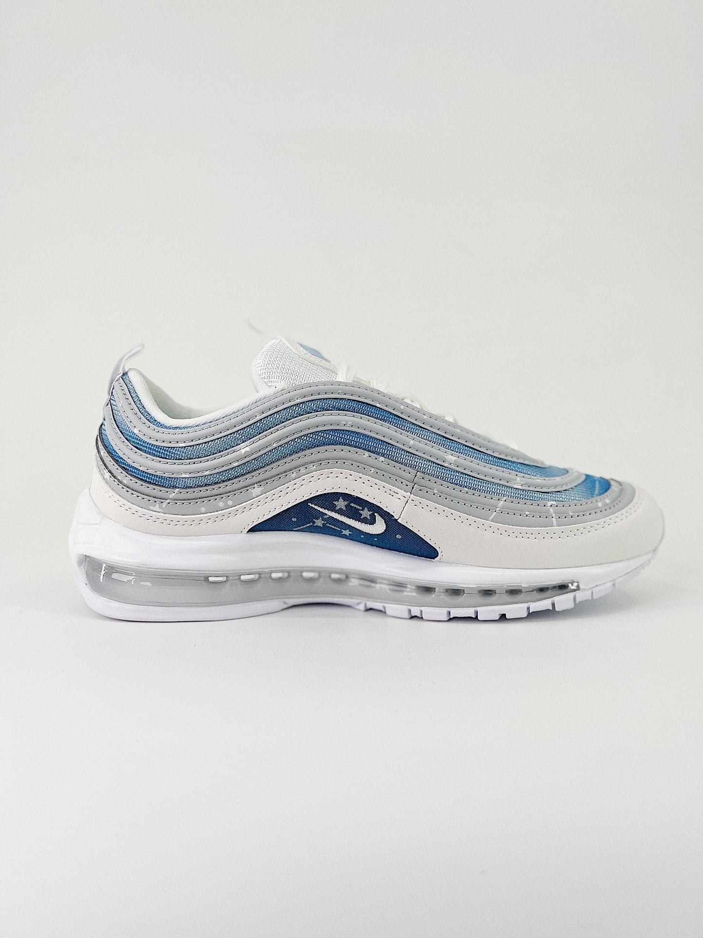 Nike air max 97.-azul, gris, y blanco