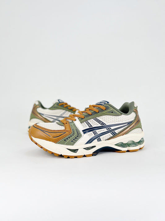 ASICS GEL-KAYANO 14 marrones y verdes