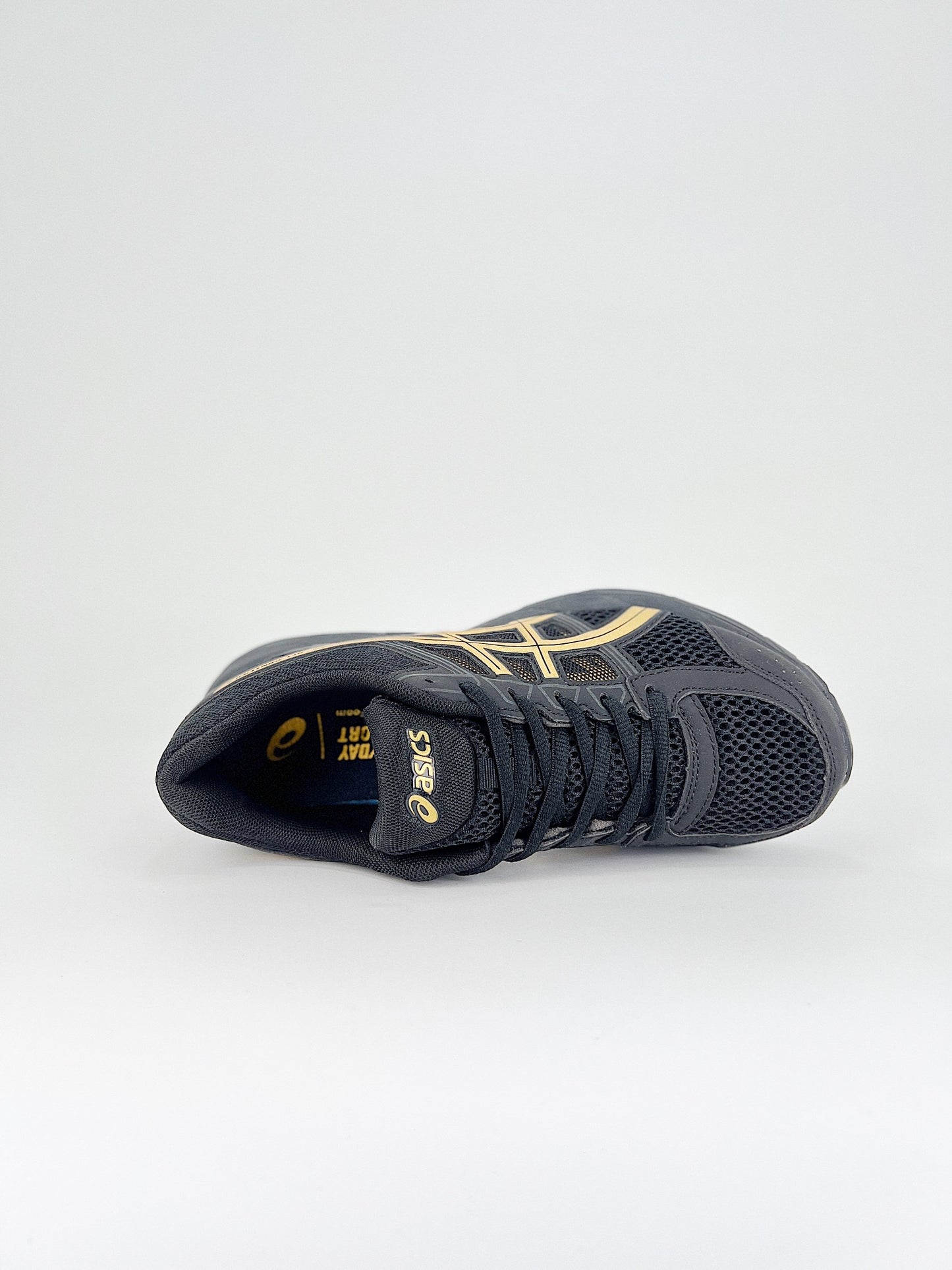 Asics Gel.- negras y amarillas