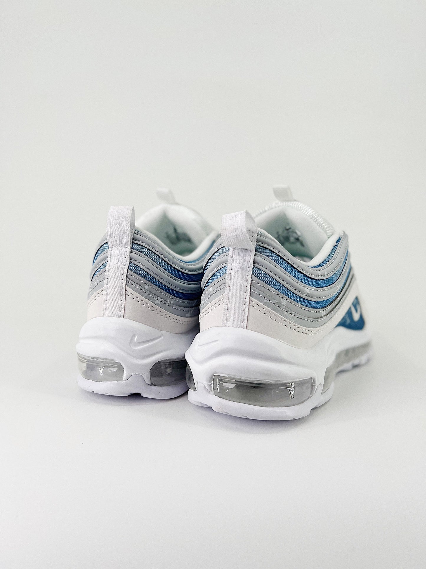 Nike air max 97.-azul, gris, y blanco