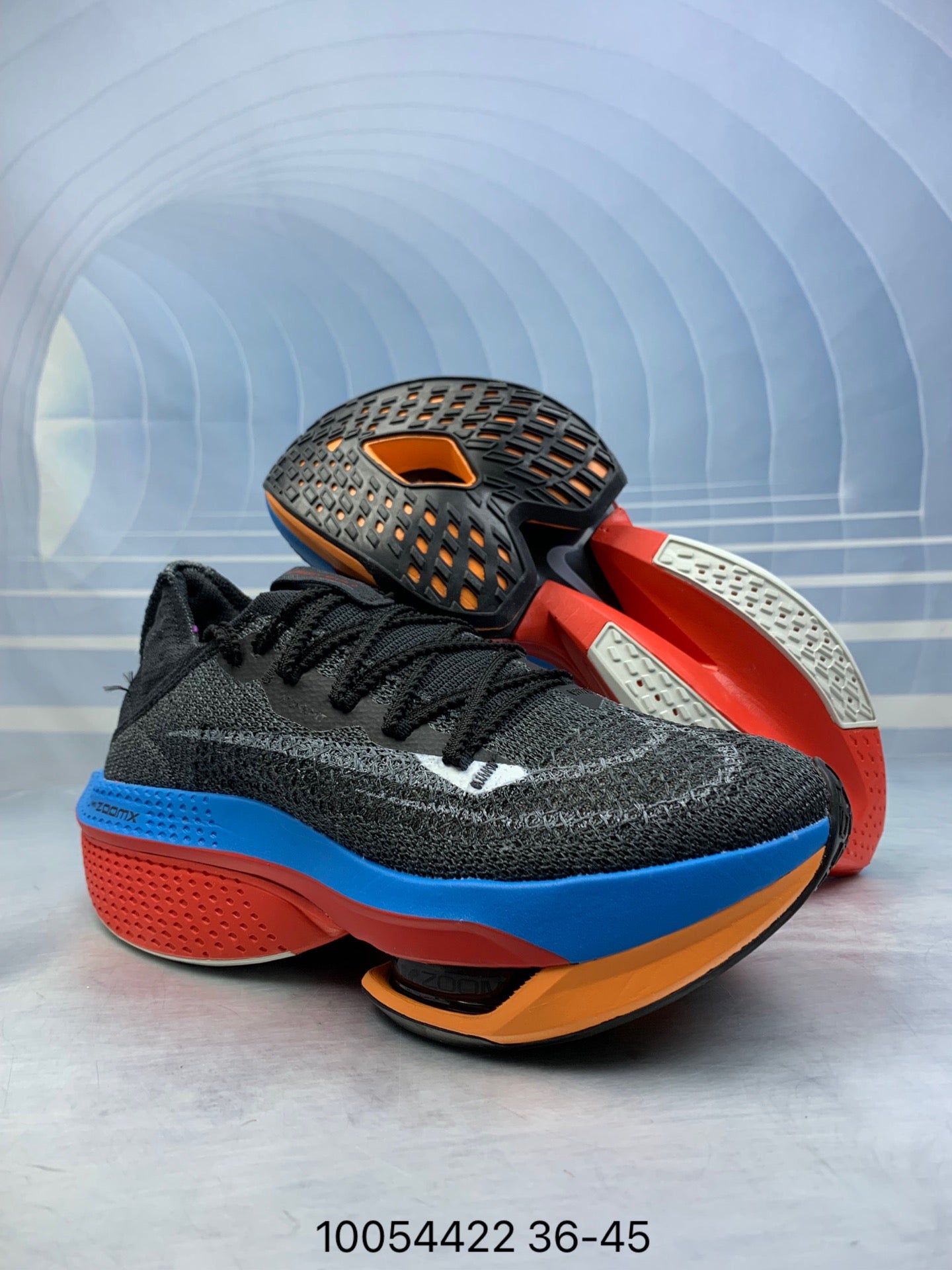 Nike Air Zoom Alphafly NEXT% 2: Negro/Azul/Rojo/Naranja