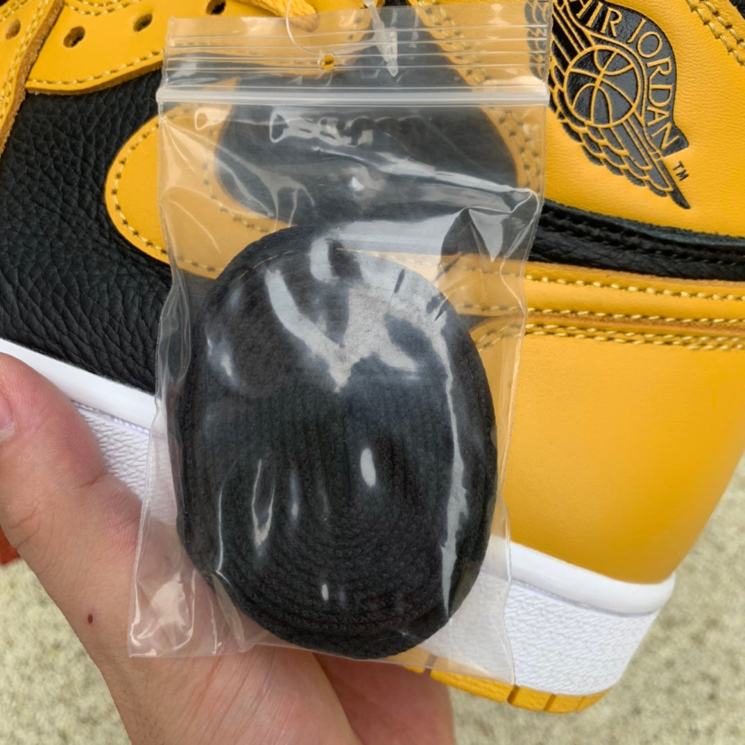 Air Jordan 1 .-negro y amarillo