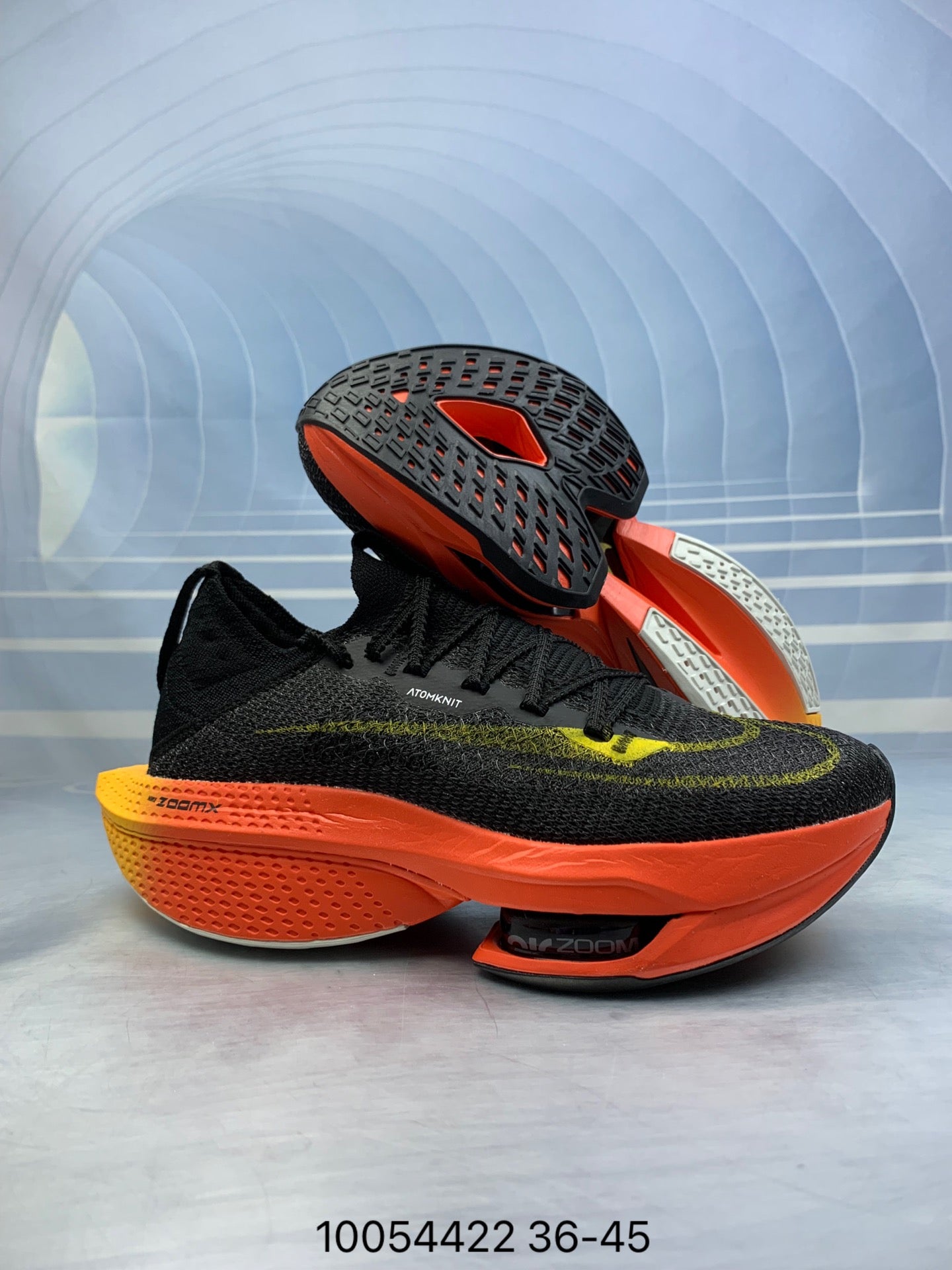 Nike Air Zoom Alphafly NEXT% 2.- negras y naranjas