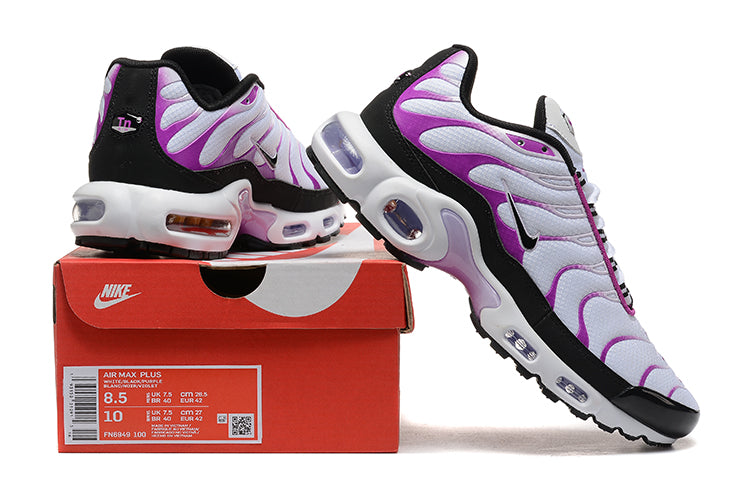 Nike TN - Zapatillas Blancas con Rayas Moradas