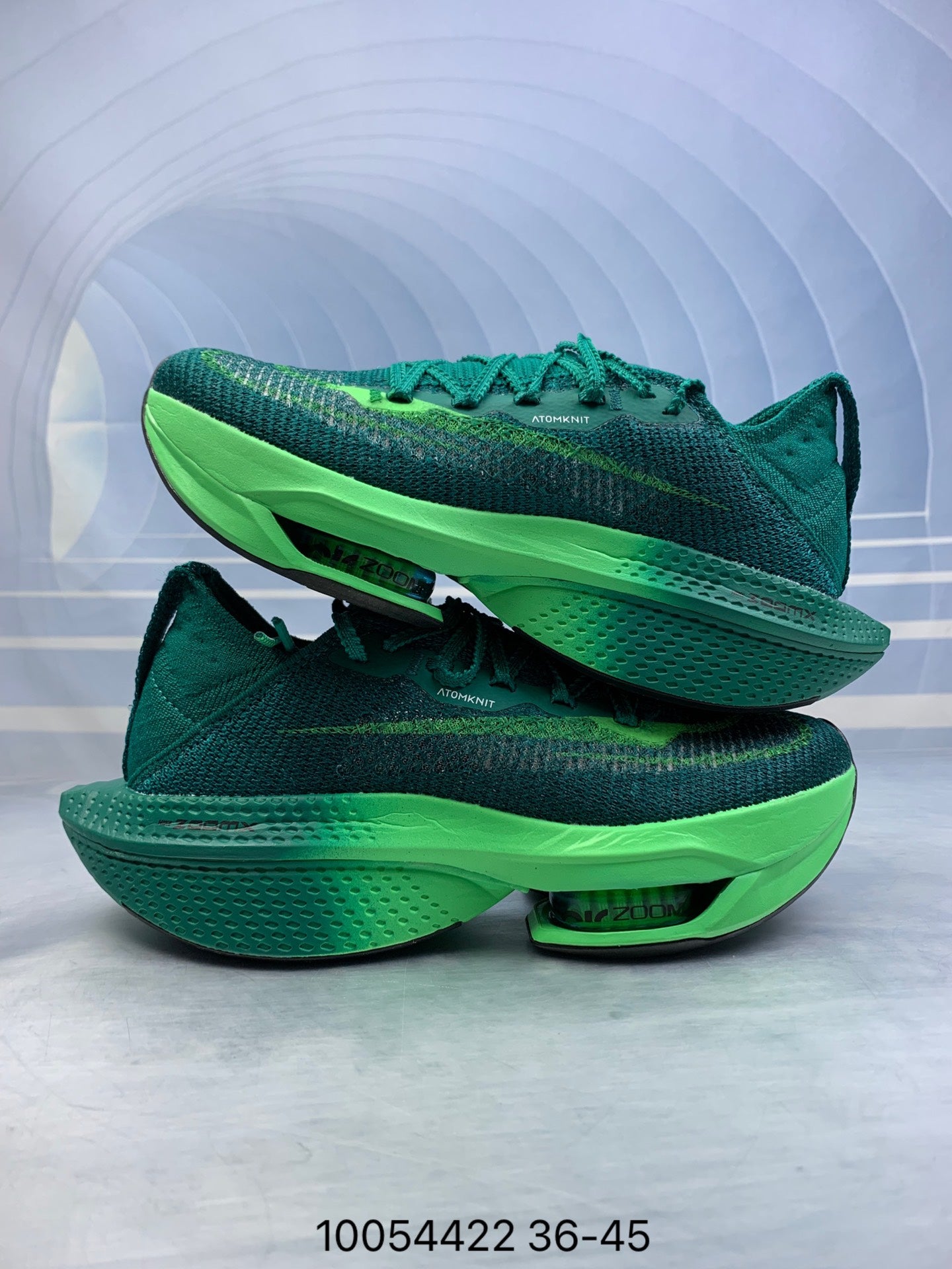 Nike Air Zoom Alphafly NEXT% 2.- verde oscuro