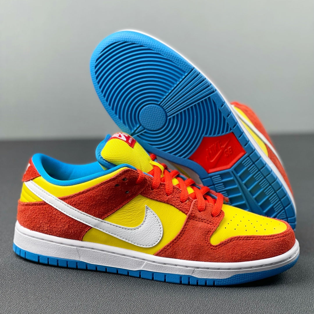 Nike Dunk Low Pro "Bart Simpson" Amarillo/Naranja