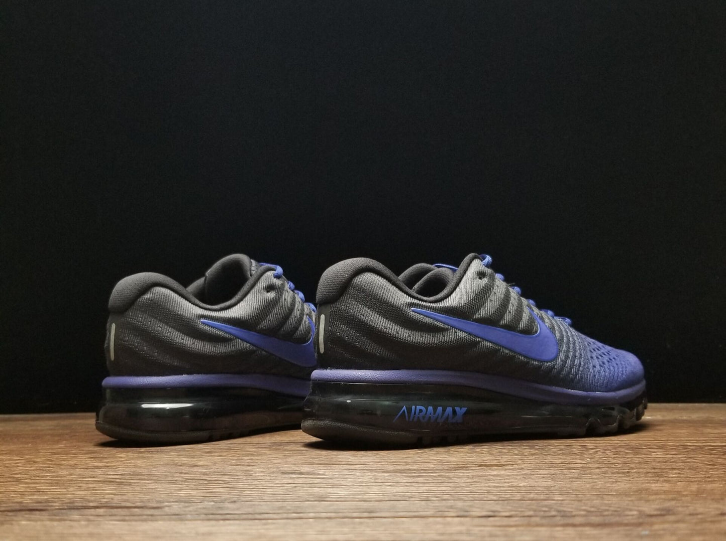 Nike air max 2017.- azules y negras