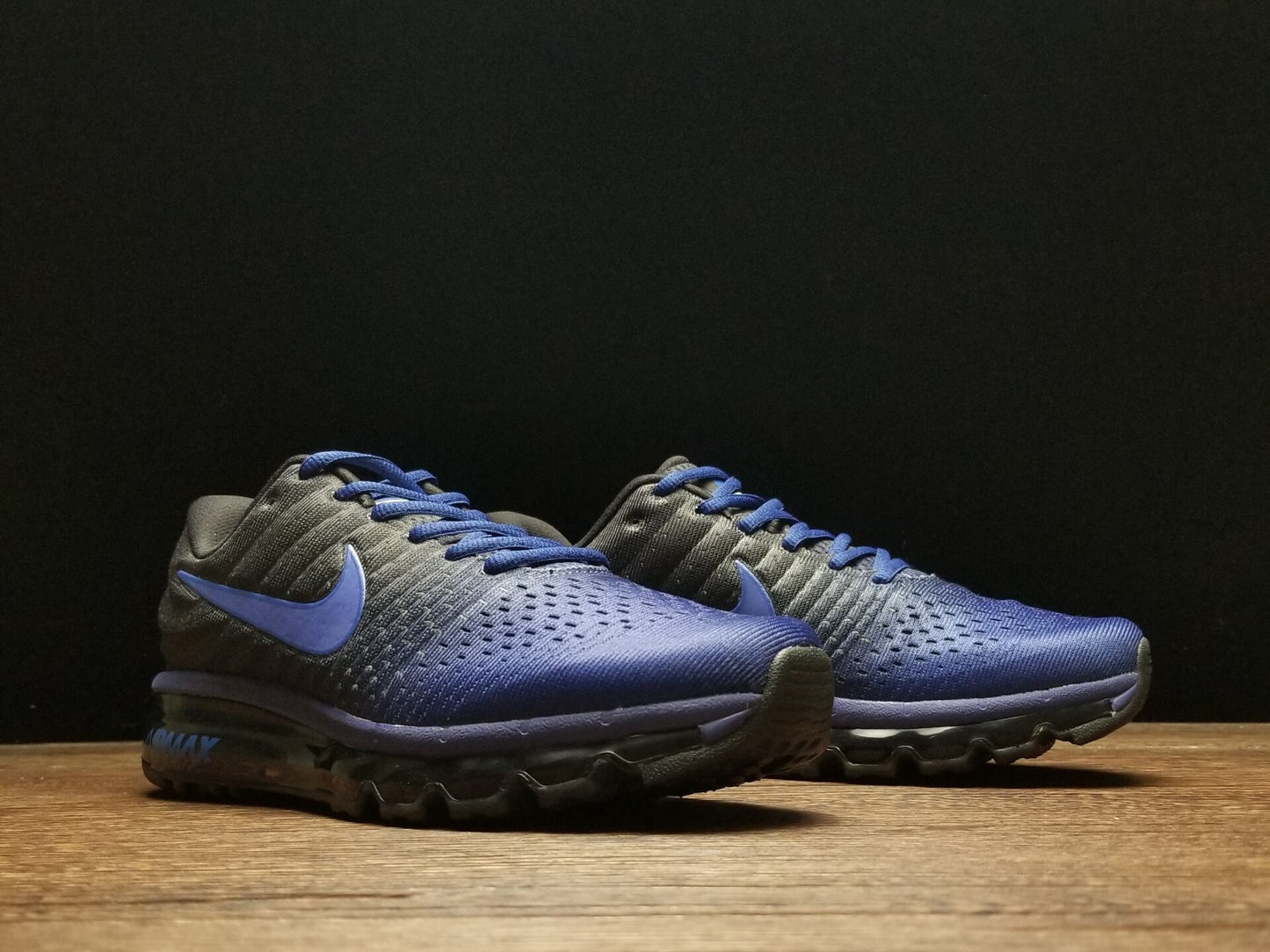 Nike air max 2017.- azules y negras