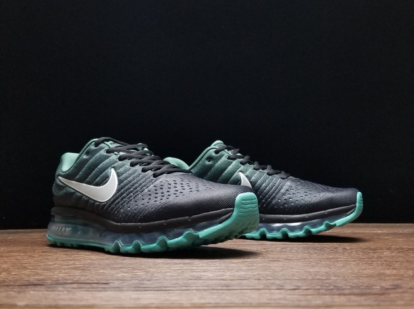 Nike air max 2017.- negras y verdes