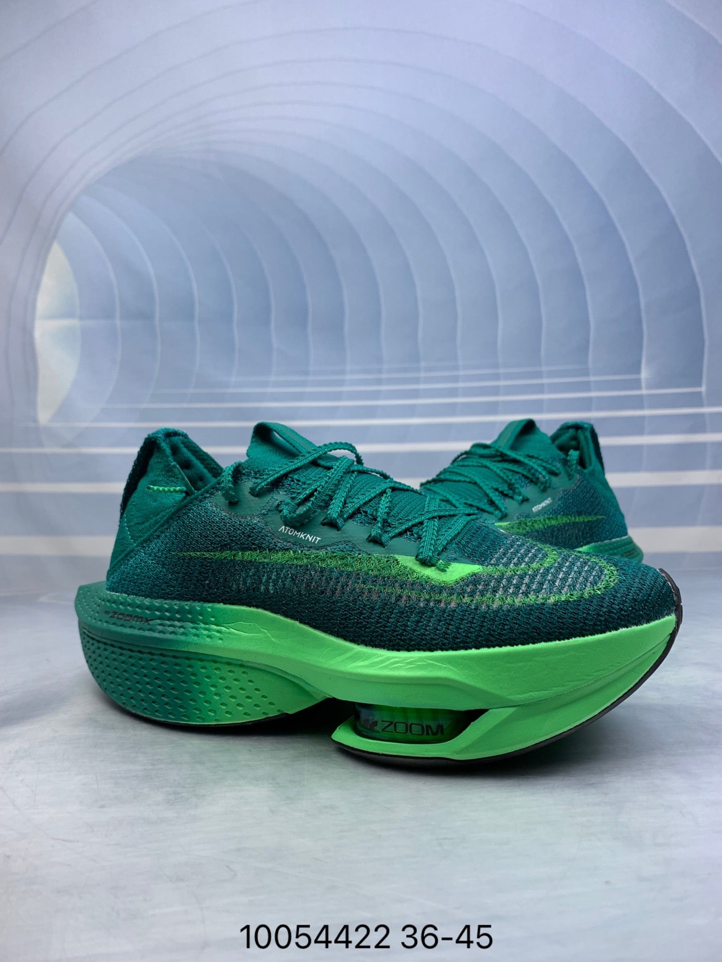 Nike Air Zoom Alphafly NEXT% 2.- verde oscuro