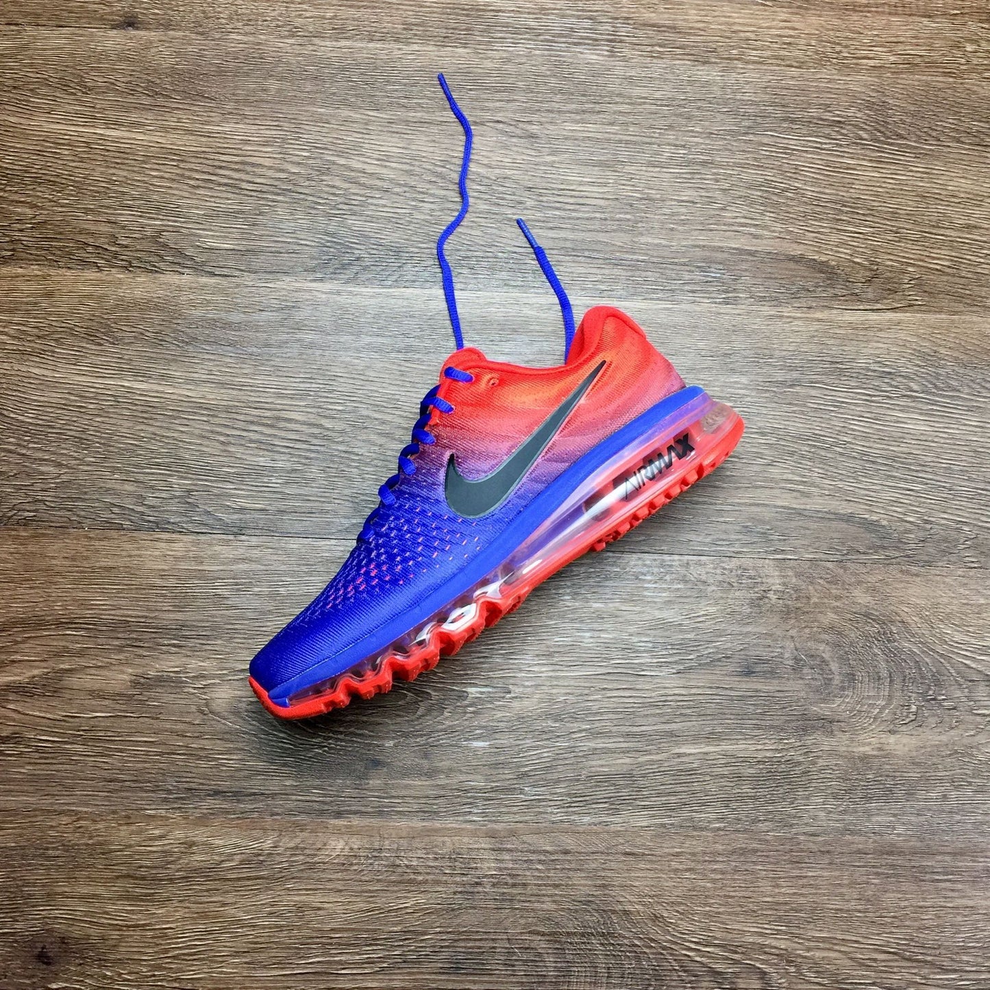 Nike air max 2017.- azules y naranjas