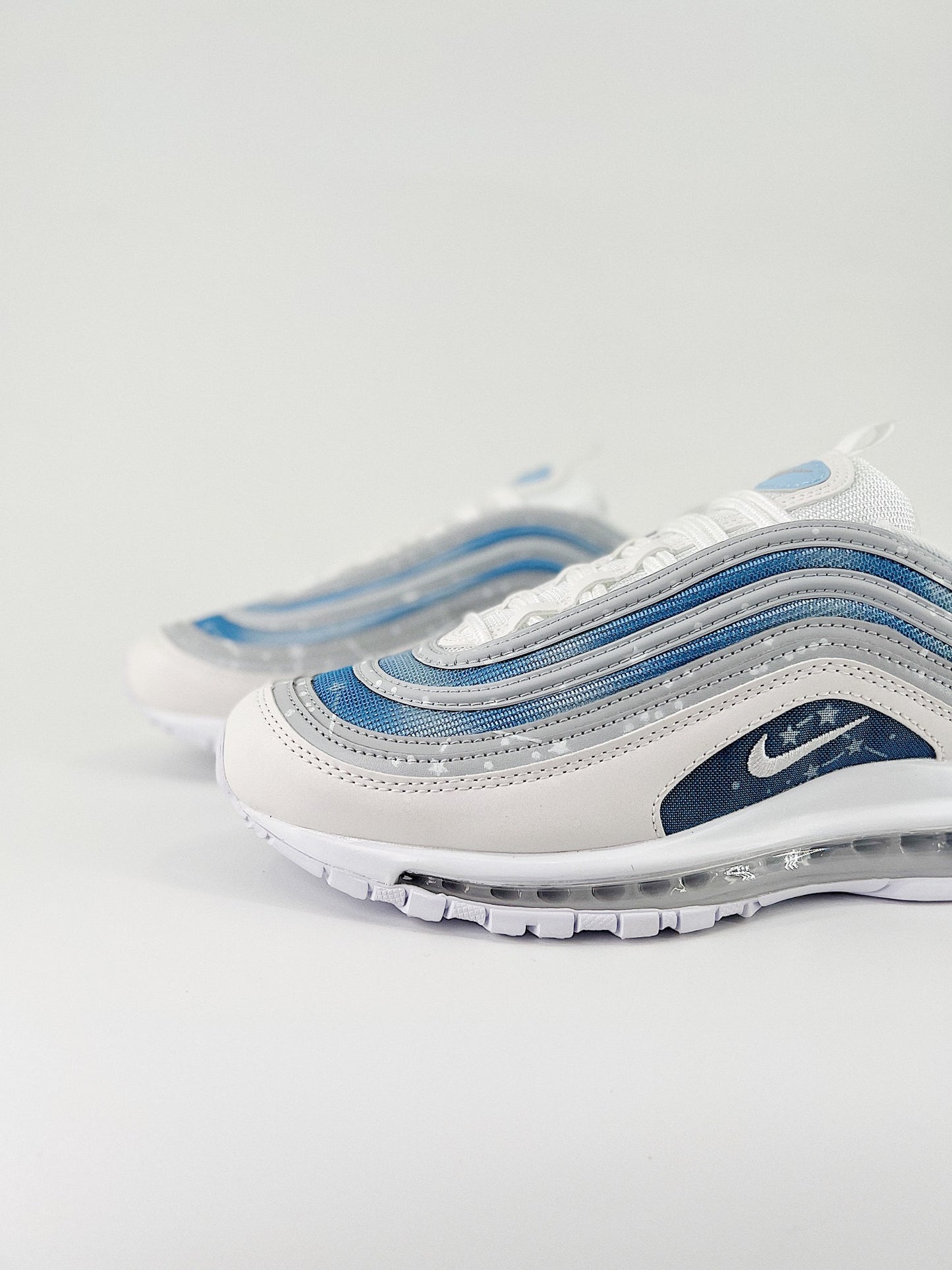 Nike air max 97.-azul, gris, y blanco