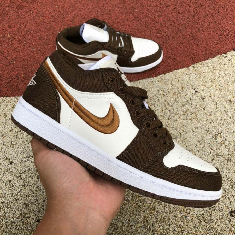 AJ1 Marrón Lona: Estilo casual y chic