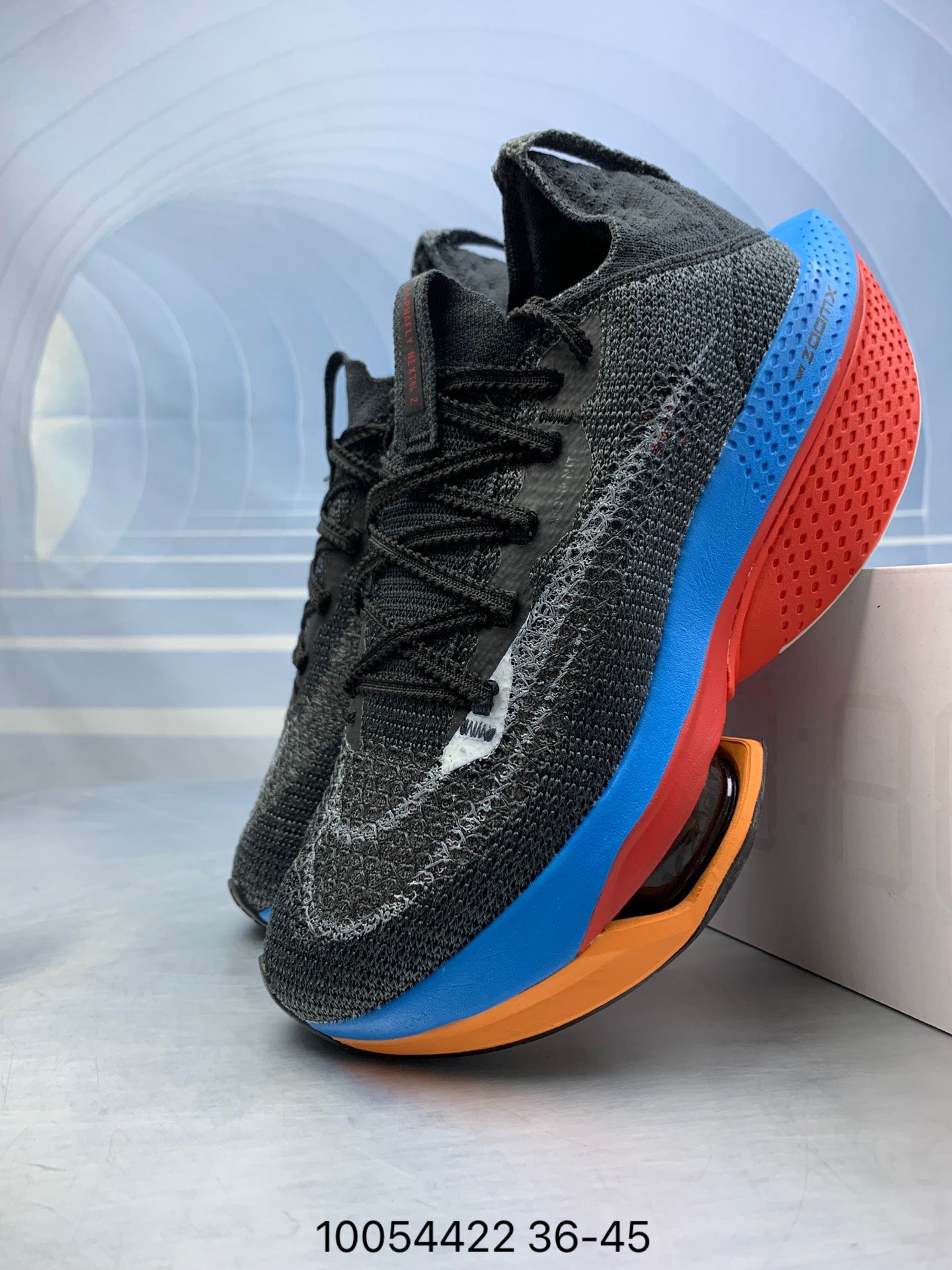 Nike Air Zoom Alphafly NEXT% 2: Negro/Azul/Rojo/Naranja