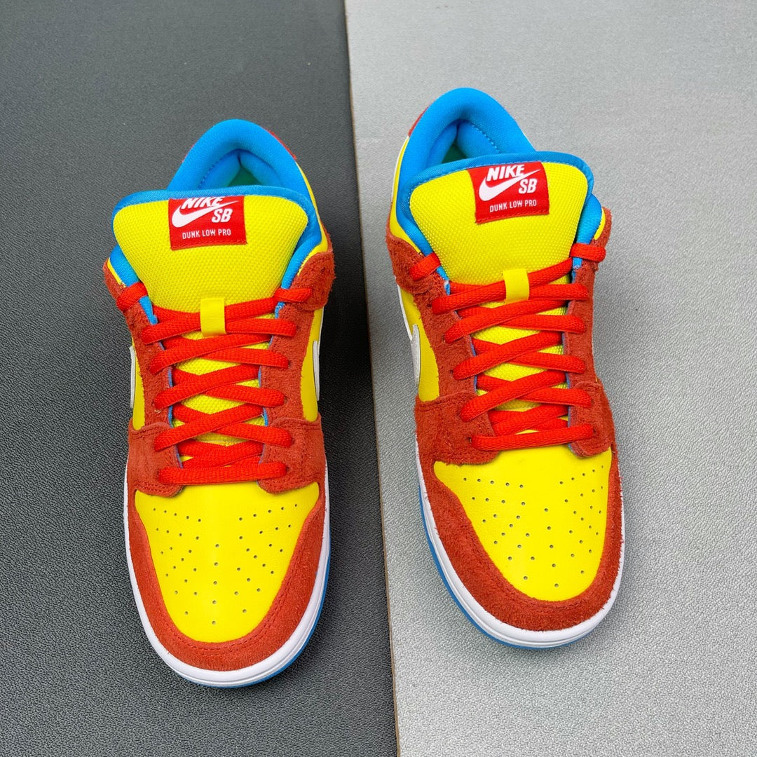 Nike Dunk Low Pro "Bart Simpson" Amarillo/Naranja